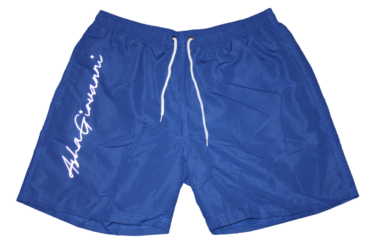 Royal Reflective Logo Swim Trunks