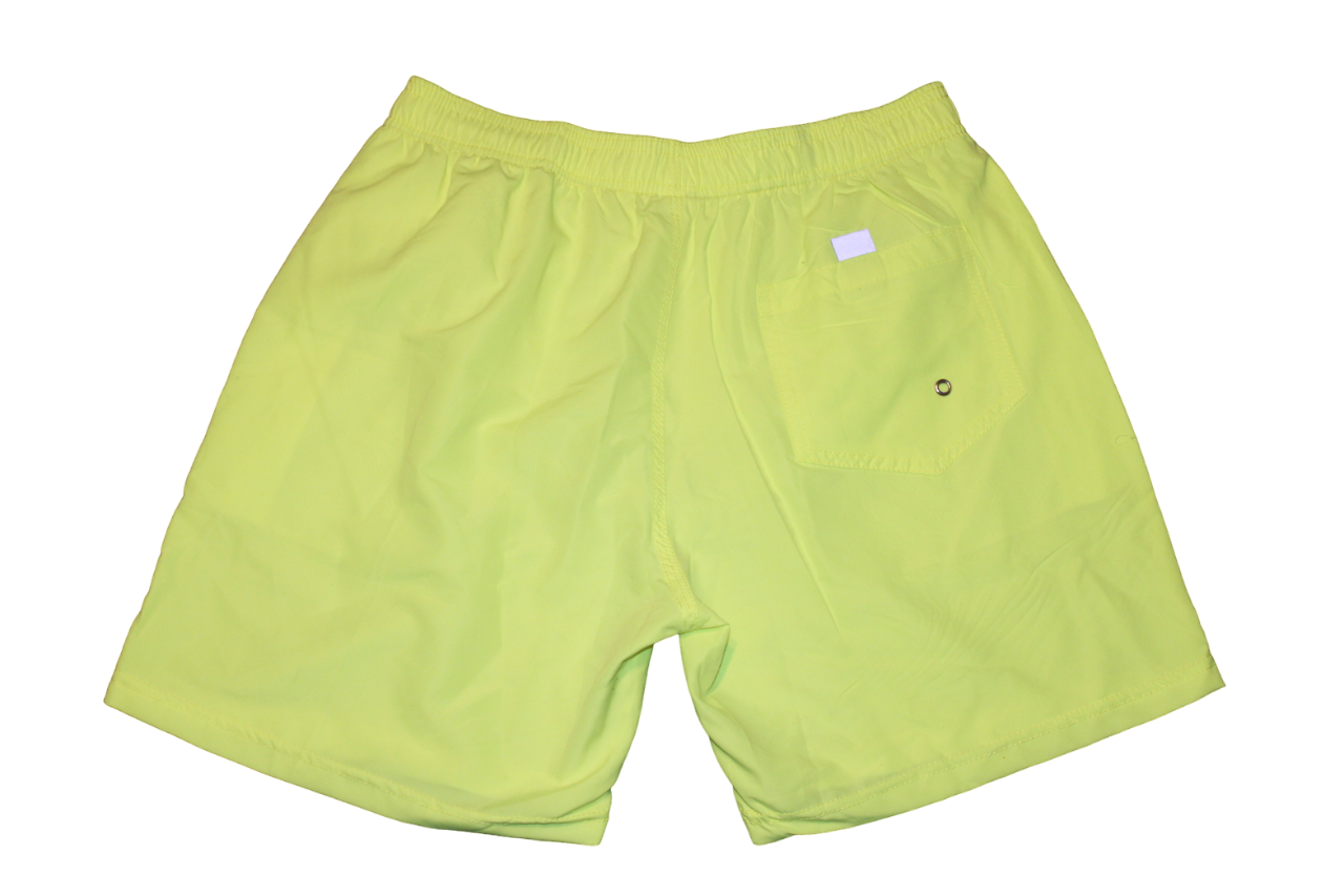 Neon Reflective Logo Swim Trunks